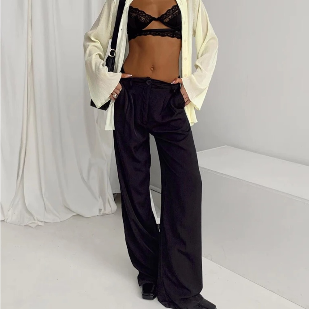 Princess Polly Black Tall Pants -New With Tags!